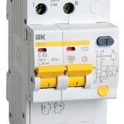 Выключатель автоматический дифференциальный АД-12 2п 10А 30мА С (MAD10-2-010-C-030)