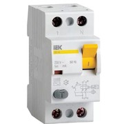 Выключатель дифференциального тока (УЗО) 2п 50А 30мА ВД1-63 АС (MDV10-2-050-030)