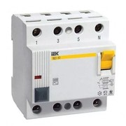 Выключатель дифференциального тока (УЗО) 4п 40А 300мА ВД1-63 AC (MDV10-4-040-300)
