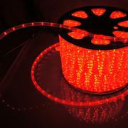 Дюралайт светодиодный LEDх36/м красный двухжильный кратно 2м бухта 100м (LED-R)