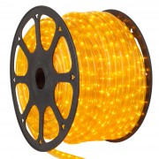 Дюралайт светодиодный LEDх72/м желтый трехжильный кратно 2м бухта 50м (LED-F)