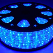 Дюралайт LEDх72/м синий/белый трехжильный кратно 2м бухта 50м (LED-F)