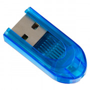 Perfeo Card Reader Micro SD, (PF-VI-R015 Blue) синий