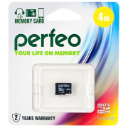 Perfeo microSD 4GB High-Capacity (Class 4)