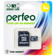 Perfeo microSD 8GB High-Capacity (Class 10)