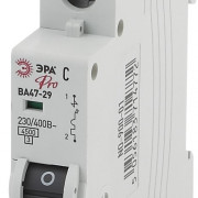 Автоматические выключатели  ЭРА Pro NO-900-06 ВА47-29 1P 4А кривая C